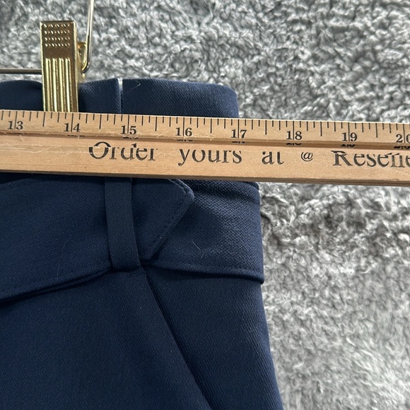 NEW Banana Republic Belted Pencil Skirt Navy Blue Size 14 - Picture 4 of 10